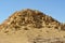 The satellite pyramid located 55 meters south to the bent pyramid of king Sneferu, 26 meters in height and 52.80 meters in length