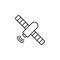 satellite, space, Sputnik icon. Simple thin line, outline  of space, cosmos, universe icons for UI and UX, website or mobile
