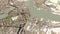 Satellite view of Boston. Map, streets and buildings. Massachusetts. Usa