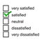 Satisfied client response opinion questionnaire survey likert scale