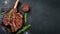 Satisfy your cravings with the succulent flavors of a perfectly seasoned tomahawk steak, a carnivore\\\'s delight, Ai Generated