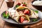 A satisfying wrap sandwich, but replace the tortilla wrap with a crepe filled with Nutella and strawberries