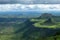 Satmala Range view, Sahyadri Mountains from Dhodap fort, Nashik, Maharashtra,