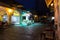 Saturday December 3rd 2016 - Night scene in the old Kapani neighborhood, Thessaloniki, Greece