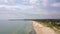 Sauble beach provincial park. Aerial view of the lake Huron