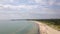 Sauble beach provincial park. Aerial view of the lake Huron