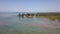 Sauble beach provincial park. Aerial view of the lake Huron