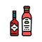 sauce chili color icon vector illustration