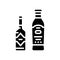 sauce chili glyph icon vector illustration