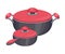 Saucepan and Cooking Pot as Metal Kitchen Utensil Vector Illustration