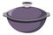 Saucepan with thick sides and lid with handle