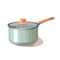 Saucepan with Wooden Handle Illustration