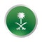 Saudi arabia national day, independence celebration stamp gradient style icon