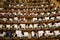 Saudi people sitting in Cinema, Jeddah, Saudi Arabia