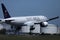 Saudia Cargo plane landing on airport, Amsterdam Airport, AMS
