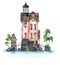 Saugerties Lighthouse. Watercolor