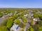 Saugus town center aerial view, Massachusetts, USA