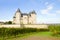 Saumur castle and vineyards