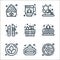 sauna line icons. linear set. quality vector line set such as lemon, sauna, lotus, lotus, bath, bamboo, towel, drink