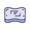 sauna soap color vector doodle simple icon