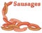 Sausage background
