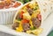 Sausage and egg breakfast burrito