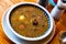 Sausage and egg soup - Polish cuisine