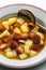 sausage goulash soup with potatoes