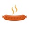 Sausage icon flat style design