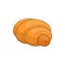 Sausage roll icon in cartoon style