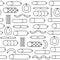 Sausage seamless pattern. Various sausages and meat products. Bu