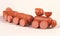 Sausage toy-train