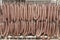 sausages are drying after cooking in hot water in the slaughter house