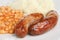 Sausages, Mash & Baked Beans