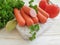 Sausages, parsley  kitchen  lunch  culinary  wooden background traditional dinner