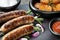 Sausages with Rosemary and Sweet Potato Fries