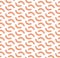 Sausages seamless pattern, flat style. Frankfurters endless background, texture. Vector illustration.