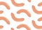 Sausages seamless pattern, flat style. Frankfurters endless background, texture. Vector illustration.