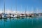 SAUSALITO, CALIFORNIA/USA - AUGUST 6 : A view of the marina in S