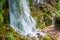 Saut du Loup, France - June 20, 2018. Waterfall `Cascade du Saut du Loup` in France