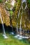 Saut du Loup, France - June 20, 2018. Waterfall `Cascade du Saut du Loup` in France