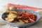 SautÃ©ed carrots and air fired potato wedges. The most easy and healthy way to include carrots