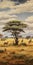 Savanna Serenity: A Majestic Gathering Of Giraffes