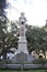 Savannah,August 8th:Wright Square Monument from Savannah in Georgia USA