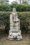 Savannah, Georgia - February 20, 2023: View of historic Bonaventure Cemetery with graves and scenic landscape in view.