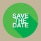 Save The Date Badge