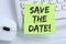 Save the date invitation message business concept information mo