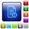 Save document color square buttons
