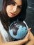 save earth environmental protection woman globe