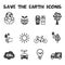 Save the earth icons